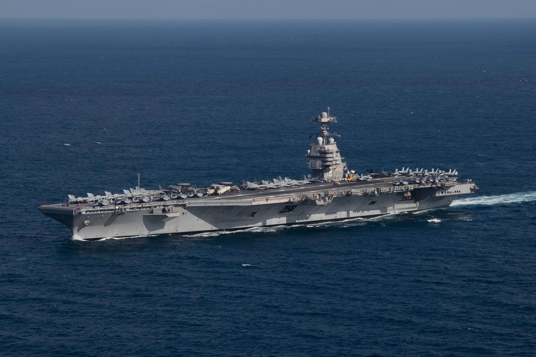 El portaviones nuclear USS Gerald R. Ford.