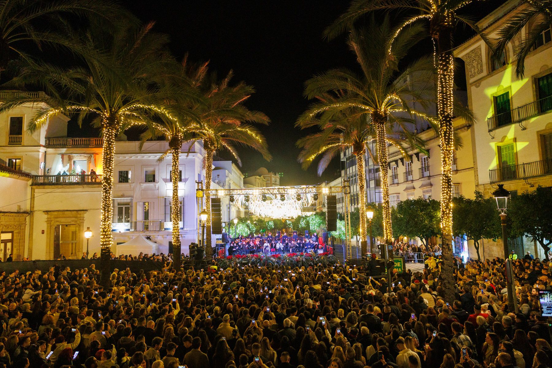 El alumbrado navideño de Jerez.