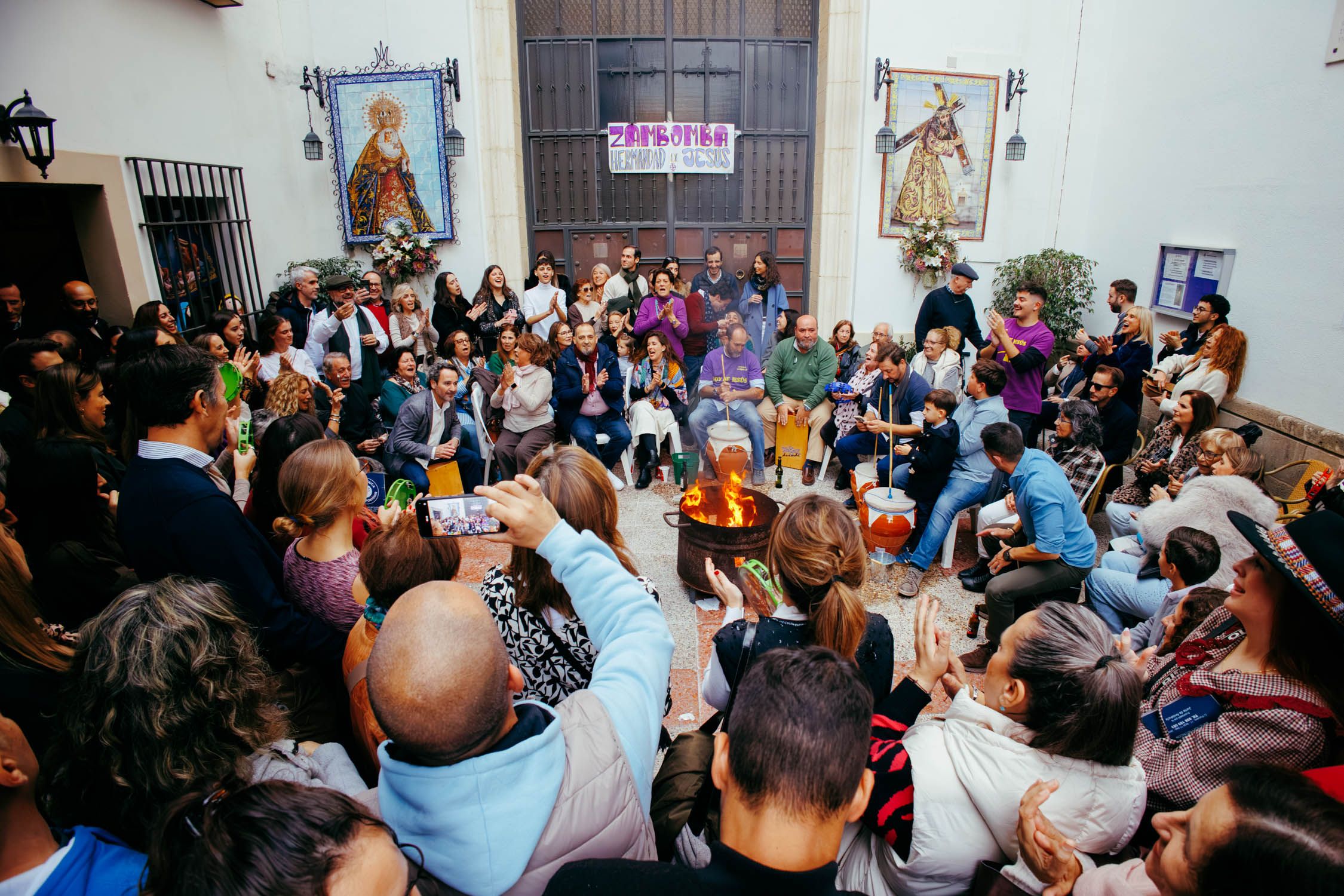 La Zambomba de la Hermandad del Nazareno en Jerez.