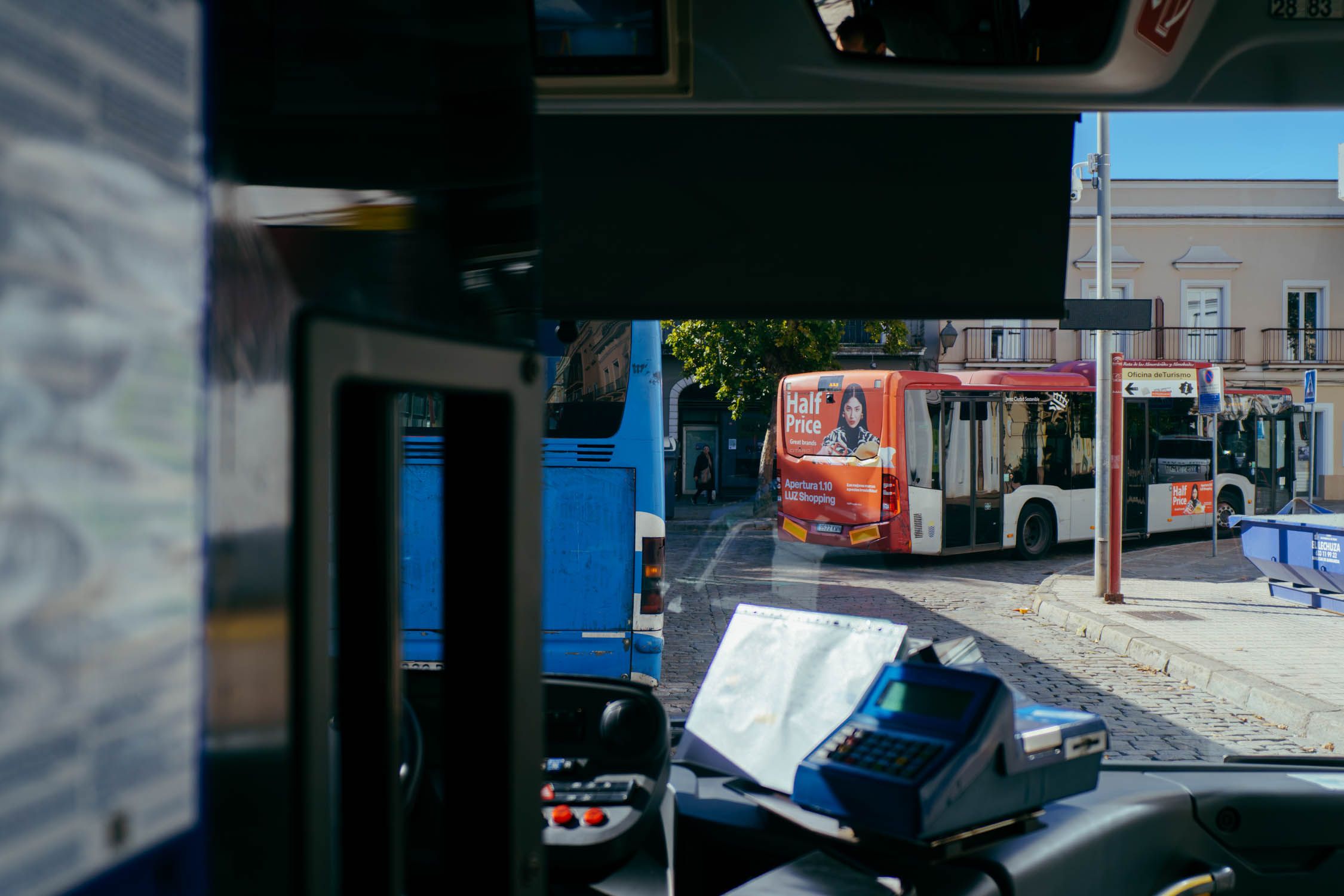 Autobuses urbanos en Jerez esta Navidad.