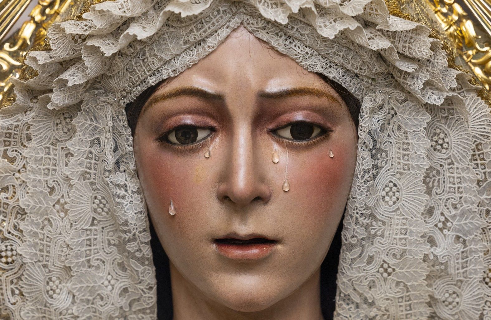 La Esperanza Macarena tras su restauración.
