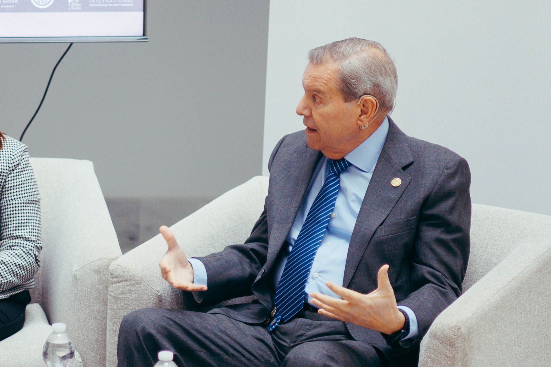 Antonio de María, presidente de Horeca, en el foro organizado por lavozdelsur.es.