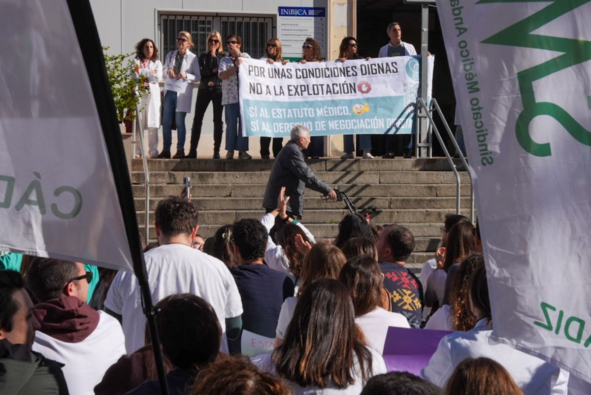 Huelga de médicos en Cádiz.