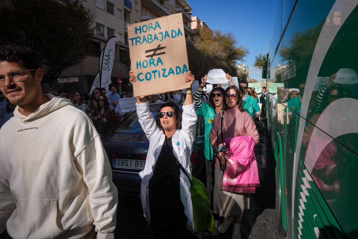 Huelga de médicos en Cádiz.