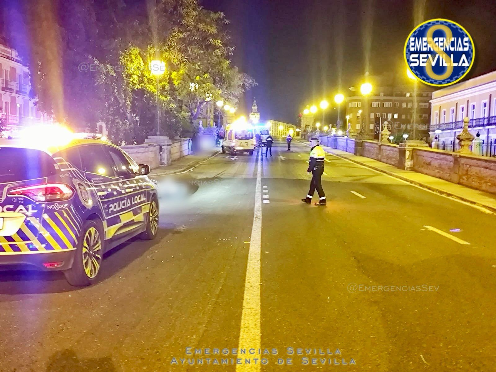 El dispositivo este domingo por el accidente.