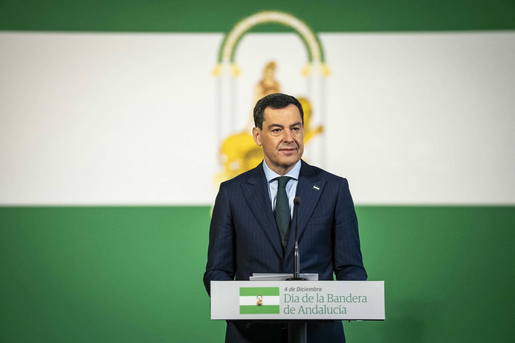 Juanma Moreno, el pasado 4 de diciembre.