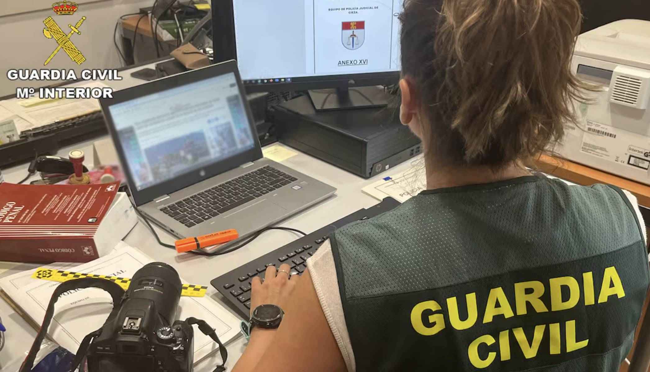Imagen de archivo de una investigación de la Guardia Civil.