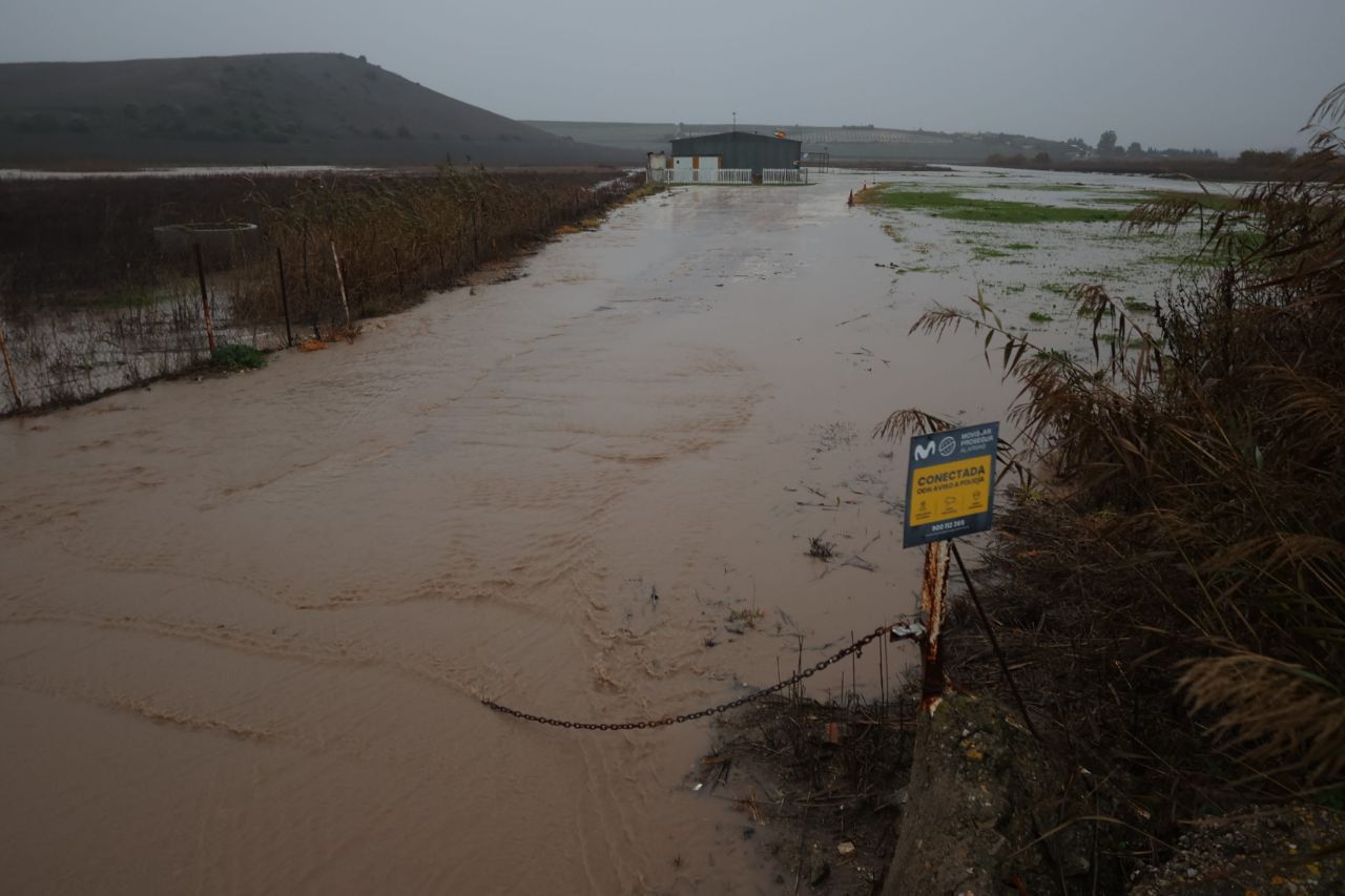 Así se encuentra la zona rural de Jerez.