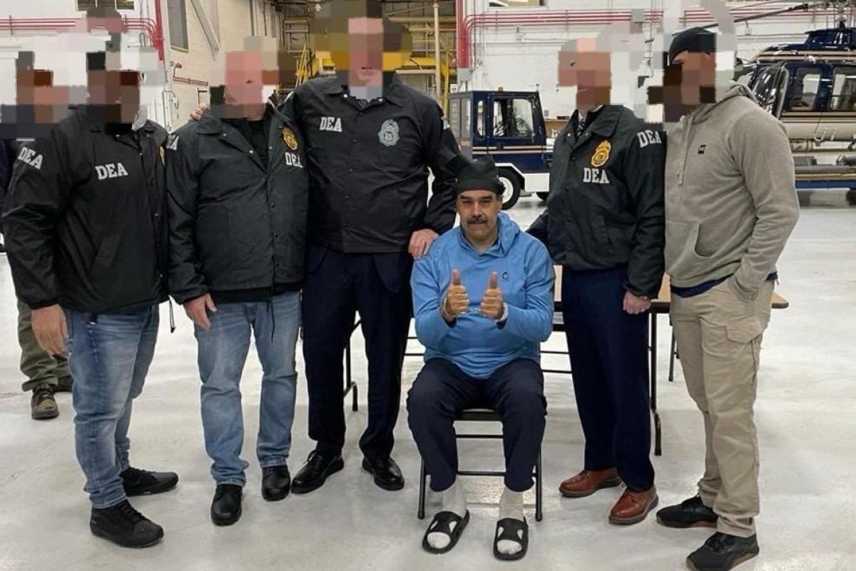 Nicolás Maduro, tras ser arrestado por EEUU.