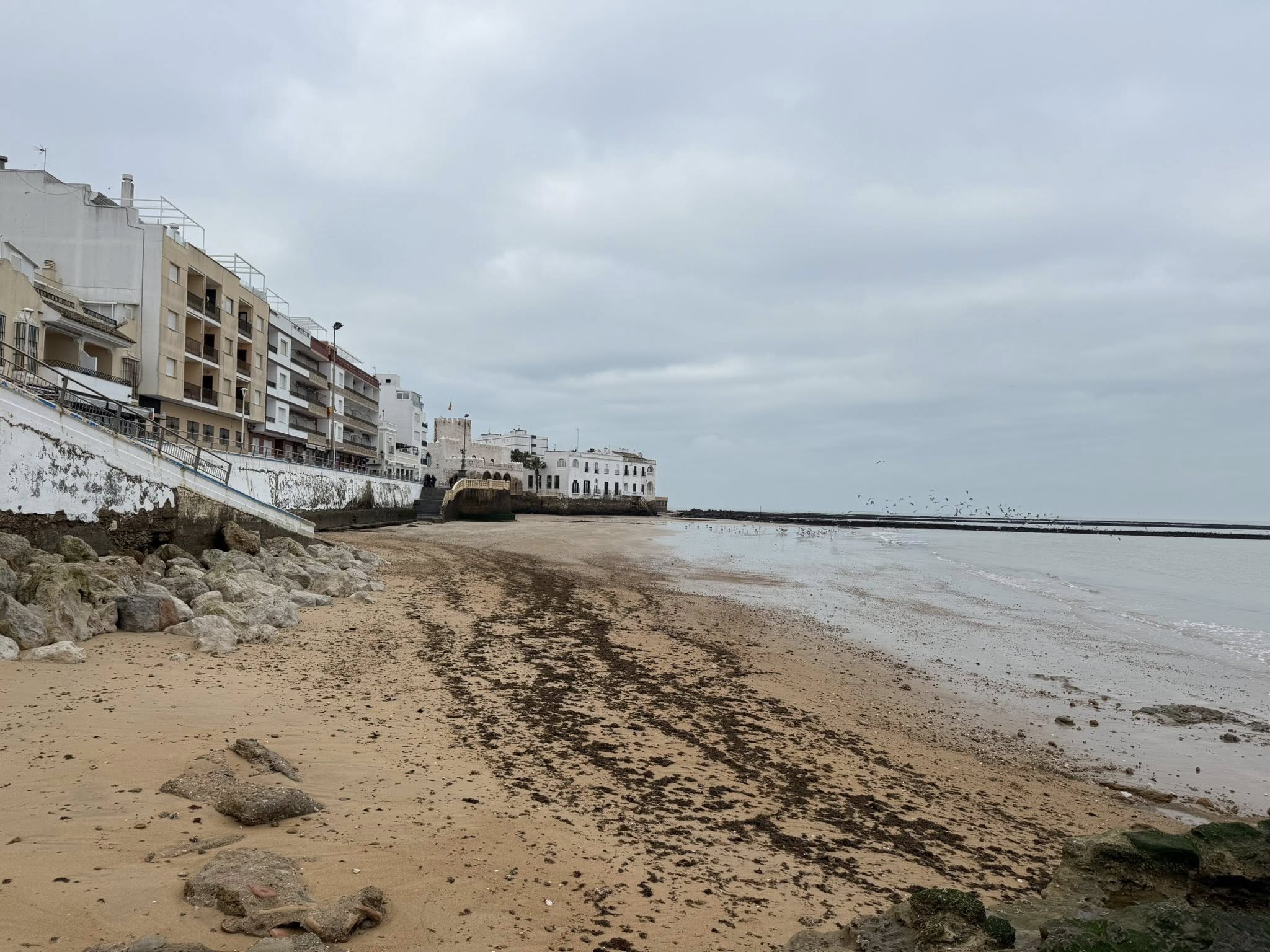 Imagen de la playa de Chipiona.
