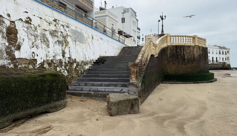 Situación de la playa de Chipiona.