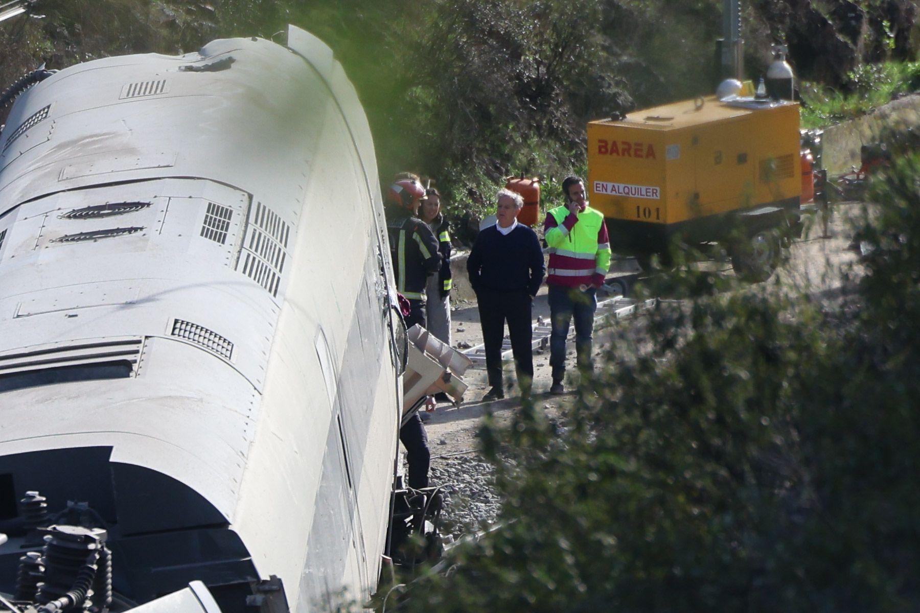 Accidente ferroviario en Adamuz, en Córdoba.