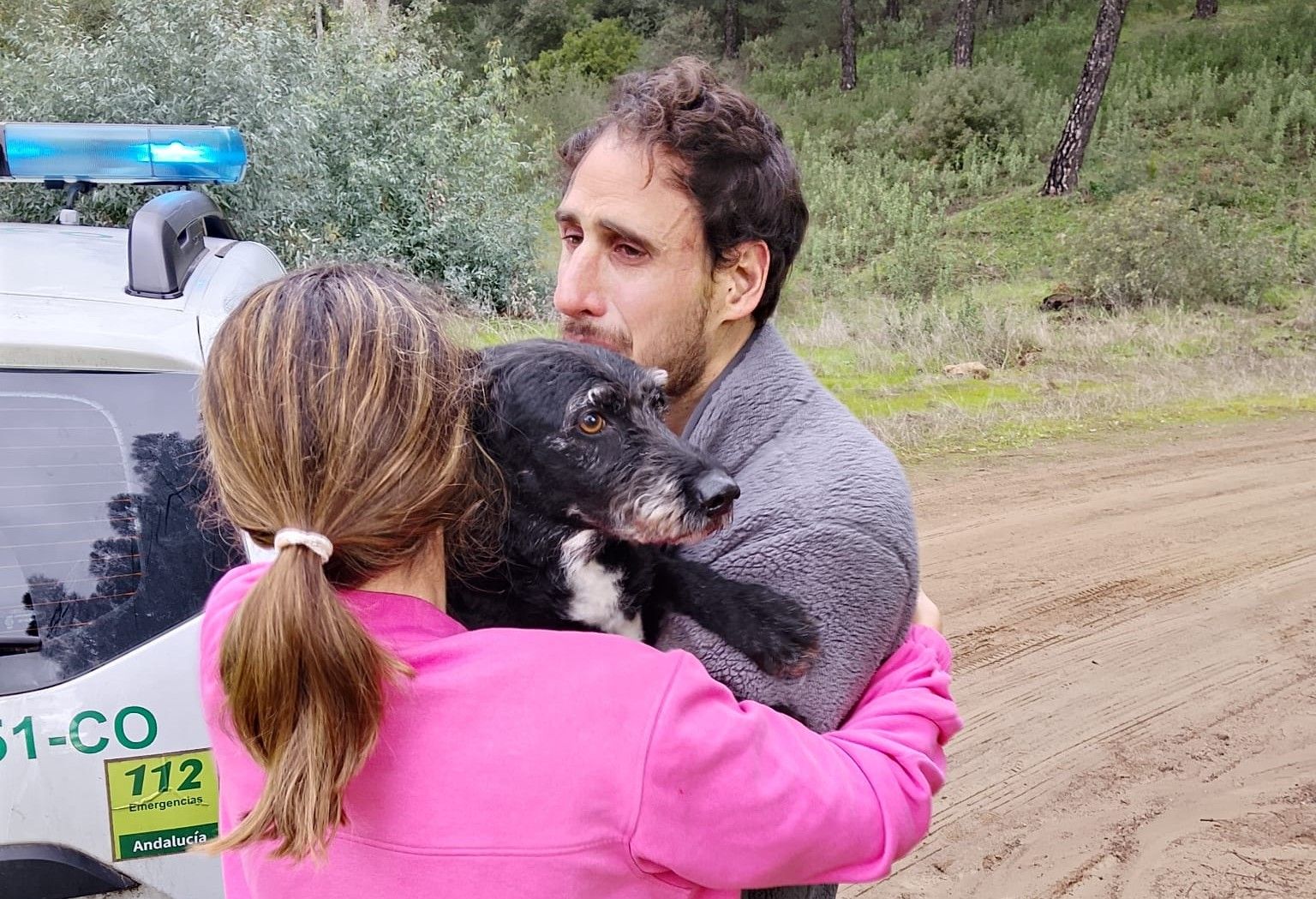 Boro, el perro que ha estado desaparecido.