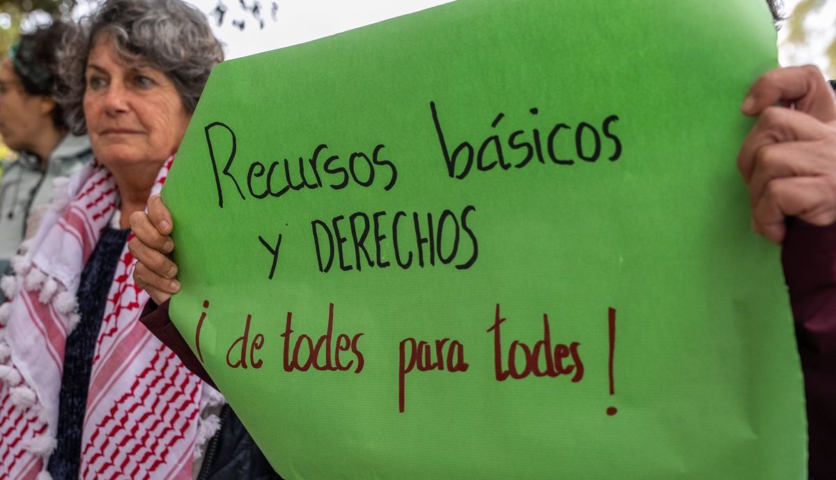 concentración por la tercera persona sin techo fallecida
