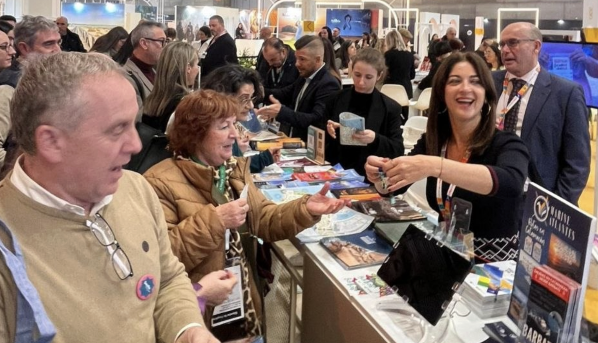 Actividad en el stand de Barbate en Ifema.
