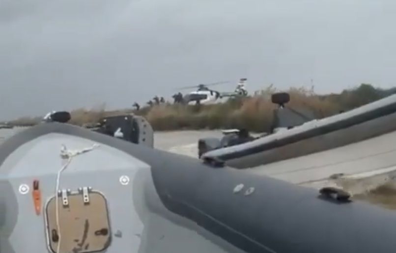 El tiroteo con los guardias civiles.