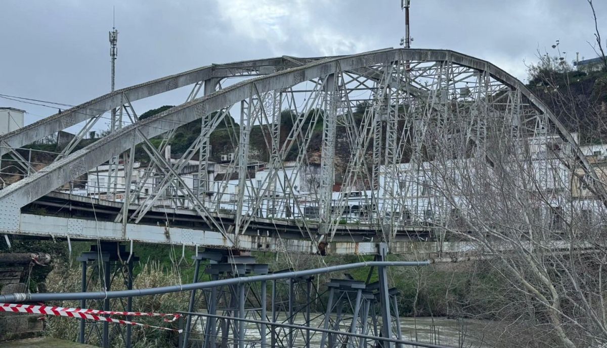 Estado del puente de San Miguel de Arcos.