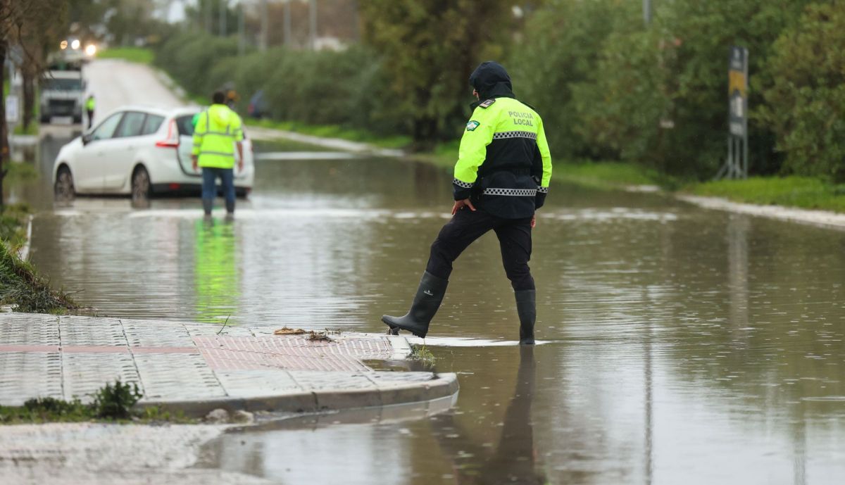 Inundaciones el Portal Jerez  1