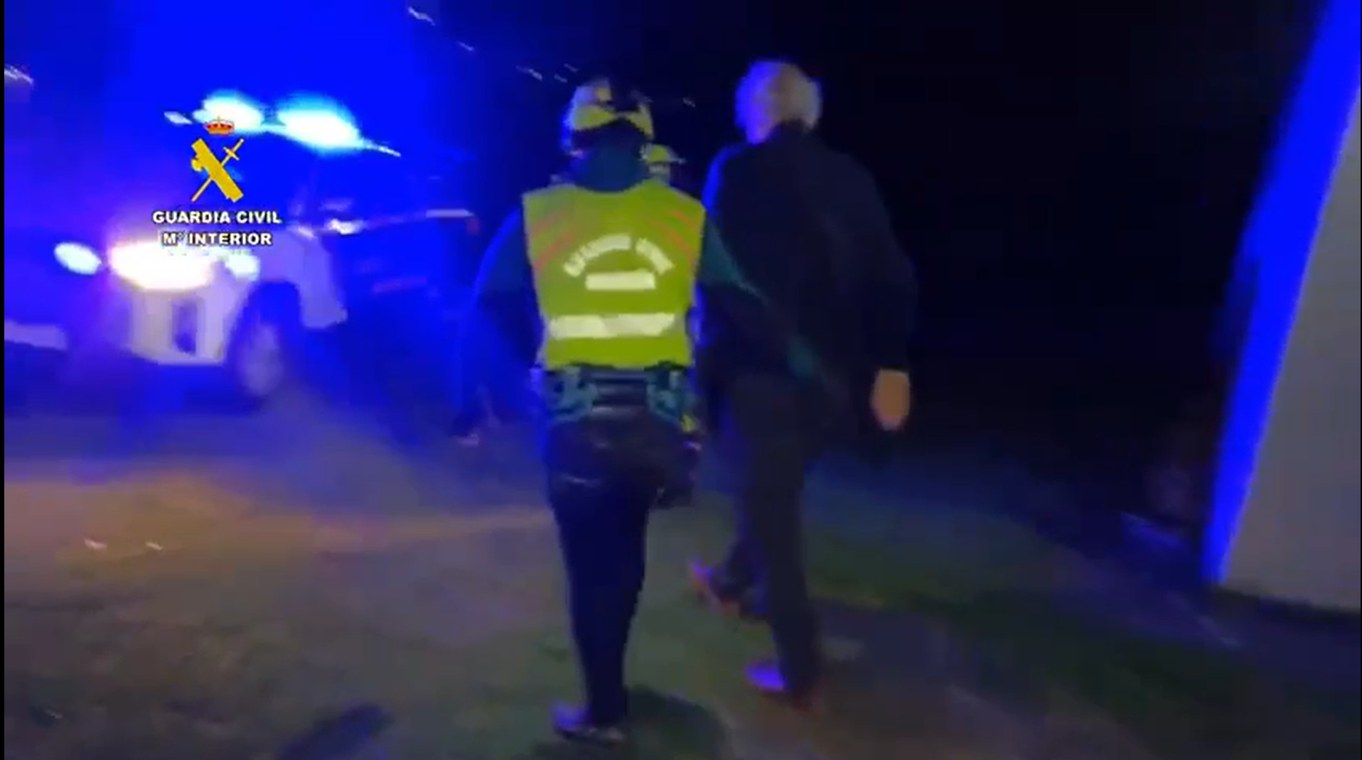 Rescate en Grazalema de un hombre que vive aislado.