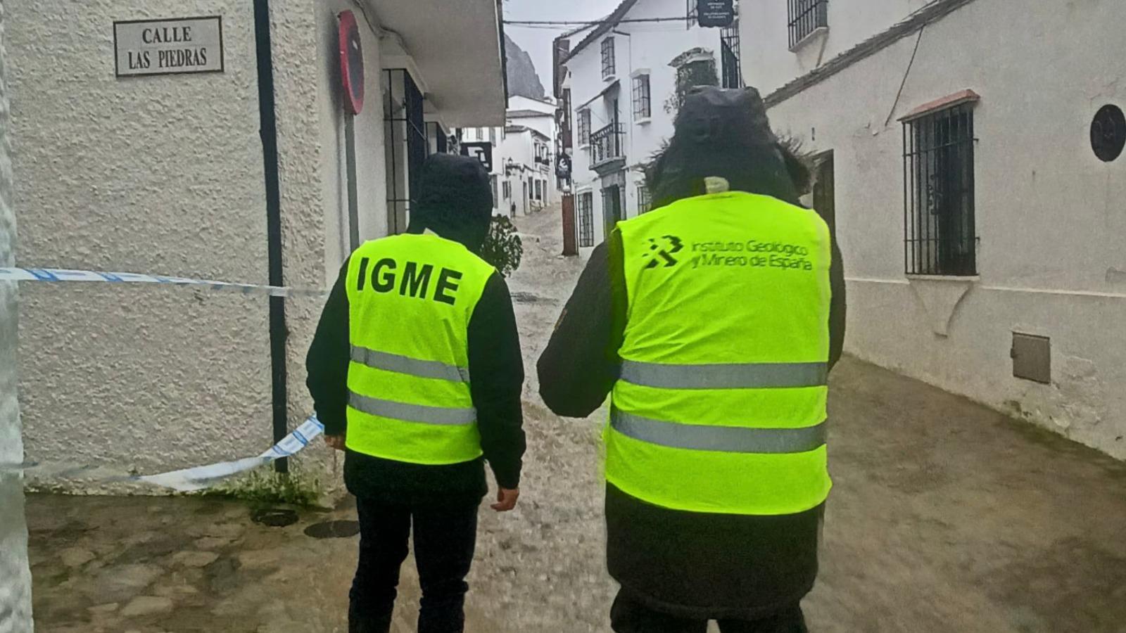 Investigadores del CSIC en Grazalema.