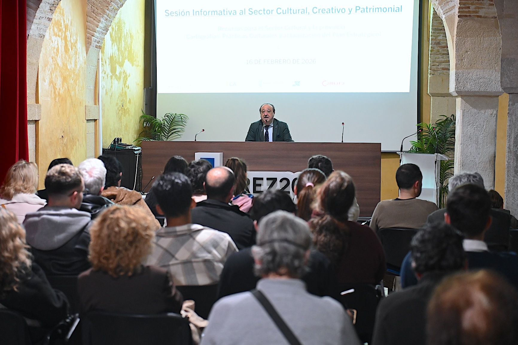 El delegado Francisco Zurita da a conocer los avances en el proceso de candidatura de Jerez como Capital Europea de la Cultura.