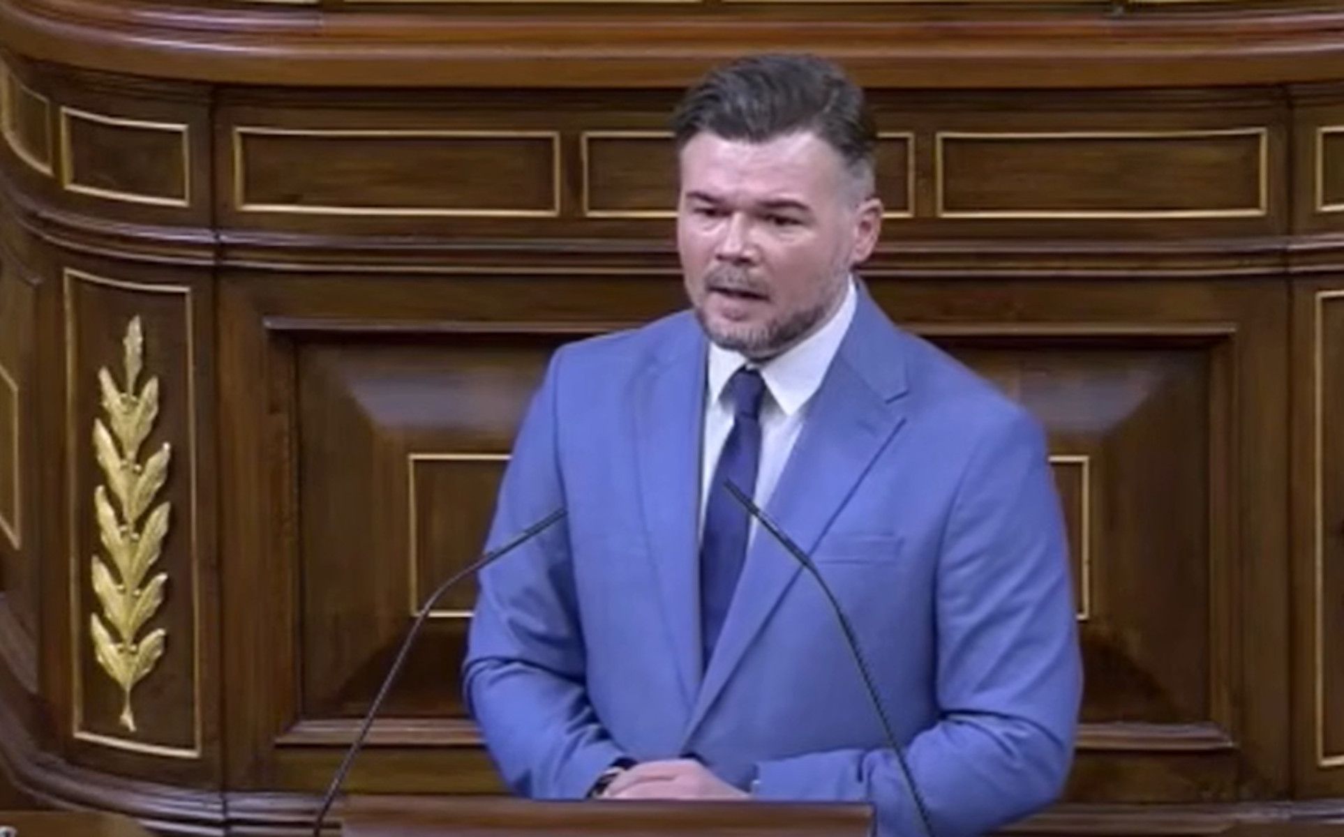 Gabriel Rufián, portavoz parlamentario de ERC.