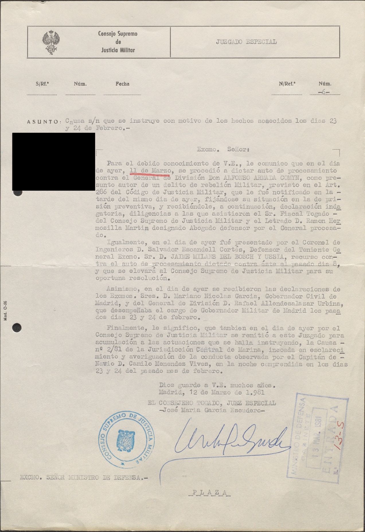Carpeta 21800 Reservado comunicacion del procesamiento de Milans page 0001