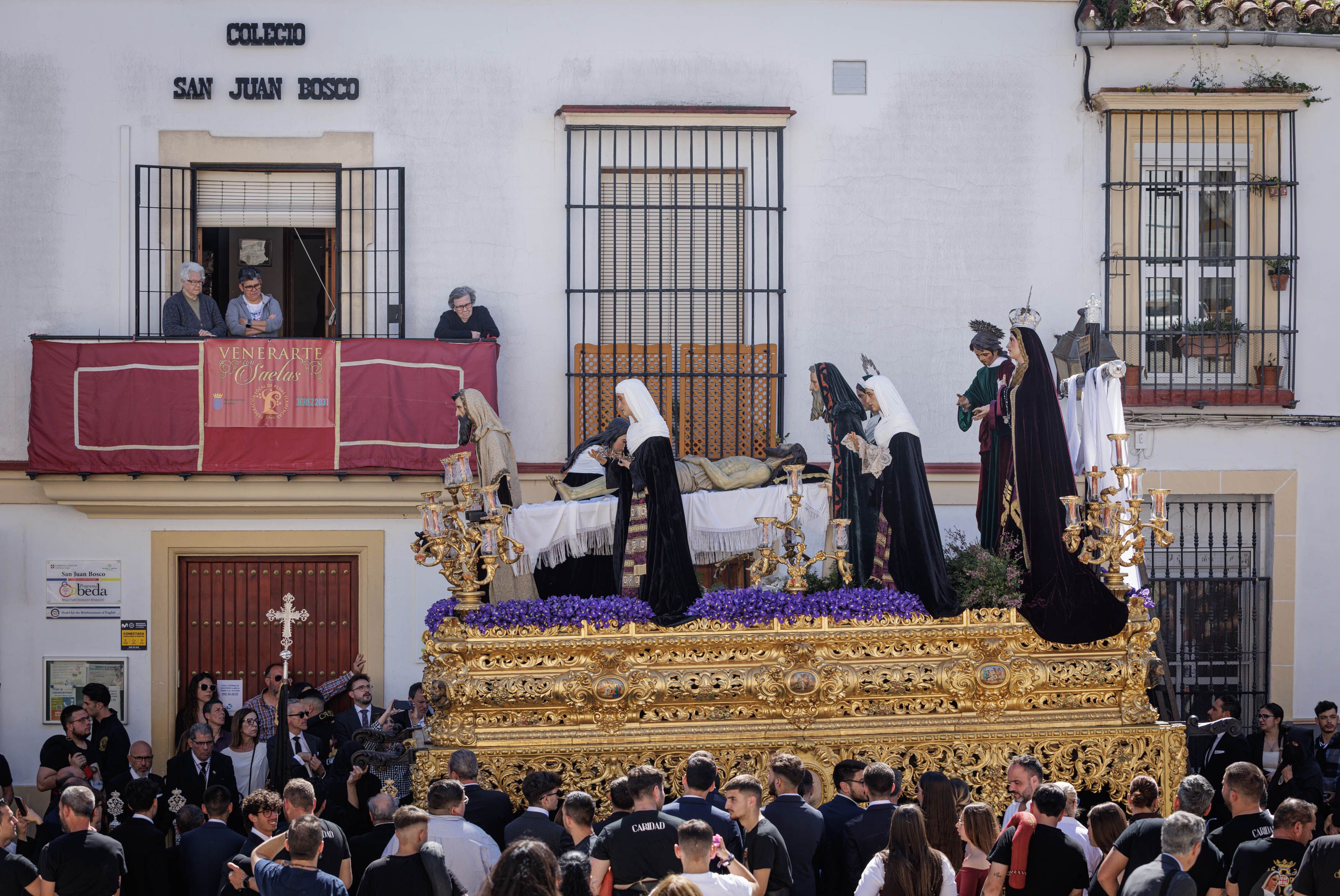 Santa Marta en procesión el Sábado Santo