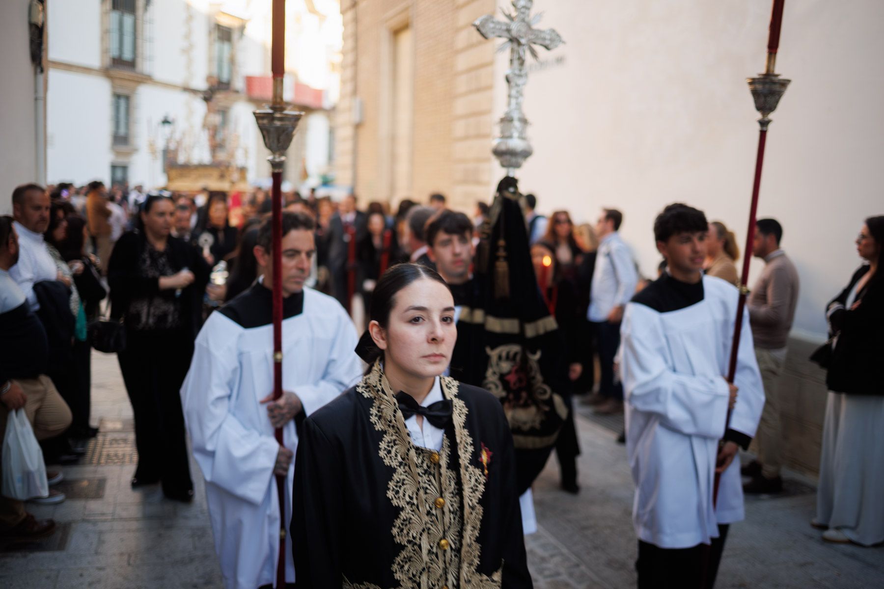 El Cristo de las Almas por la calle Barrancos