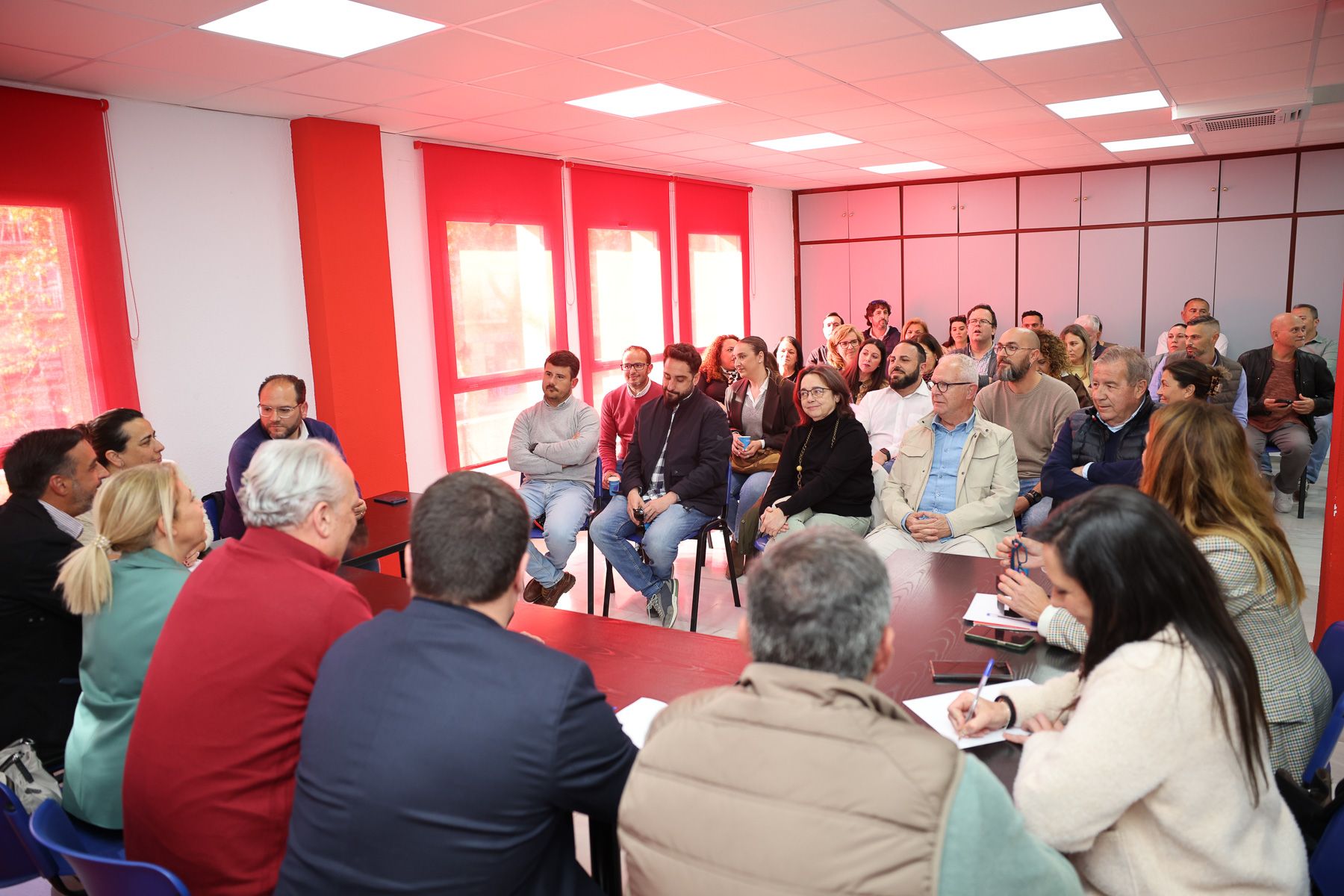 Ejecutiva del PSOE de Cádiz, celebrada este pasado miércoles en Jerez.