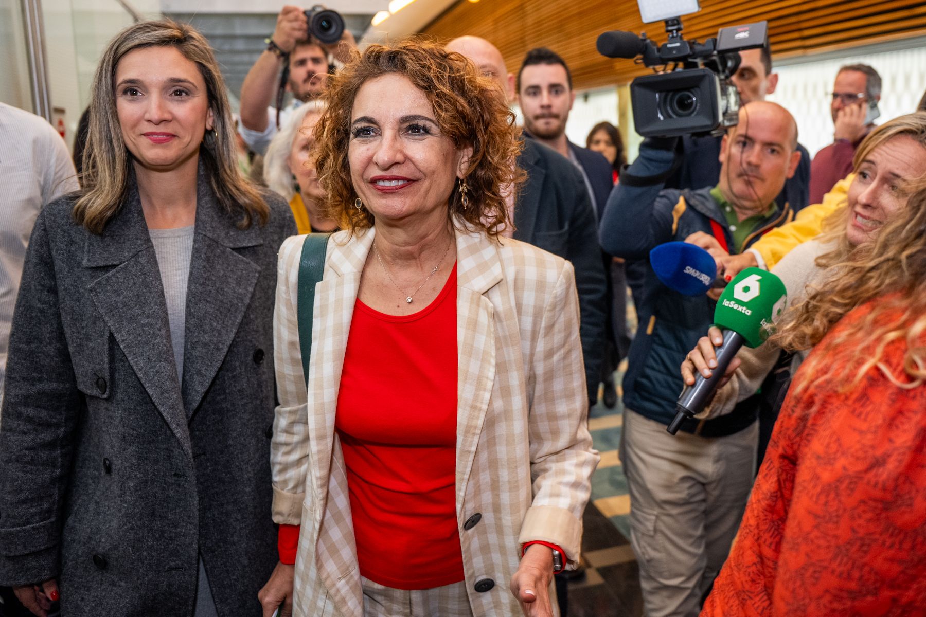 La candidata socialista a la Junta de Andalucía, María Jesús Montero.