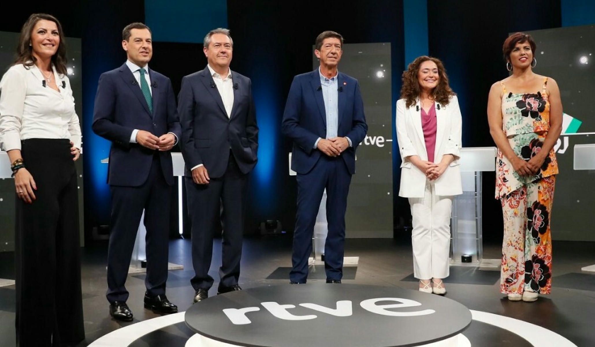 El debate electoral de 2022, frente al que solo repetirá Juanma Moreno. 