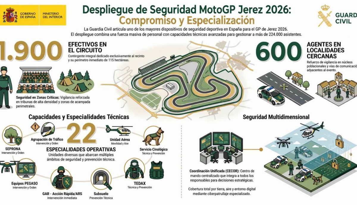 Así será el despliegue de seguridad.