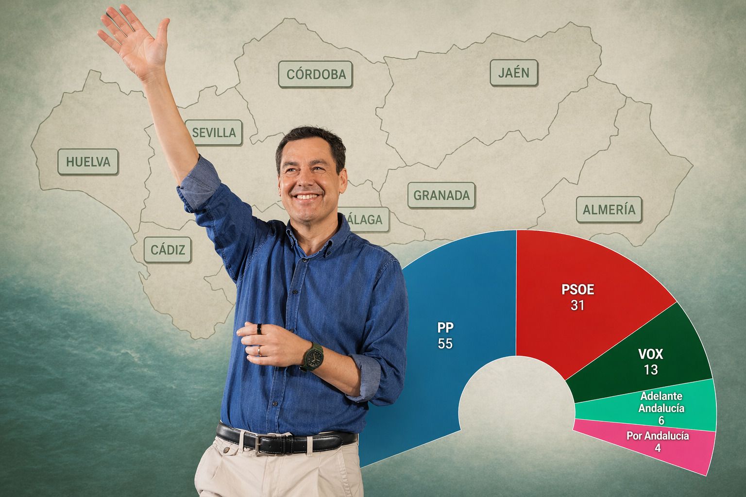 Juanma Moreno, cerca de la absoluta.