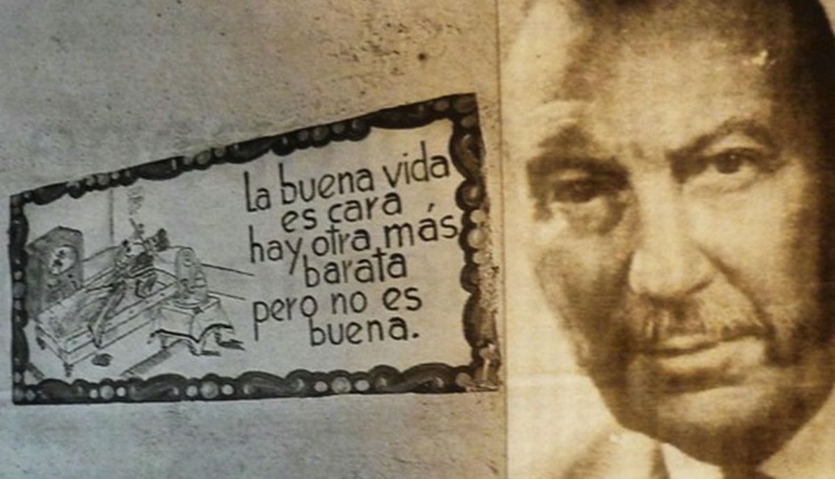 El Pantera y su lema.