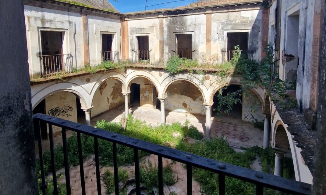 Interior del Palacio del Pantera de Jerez, que se convertirá en un hotel 5 estrellas Gran Lujo.