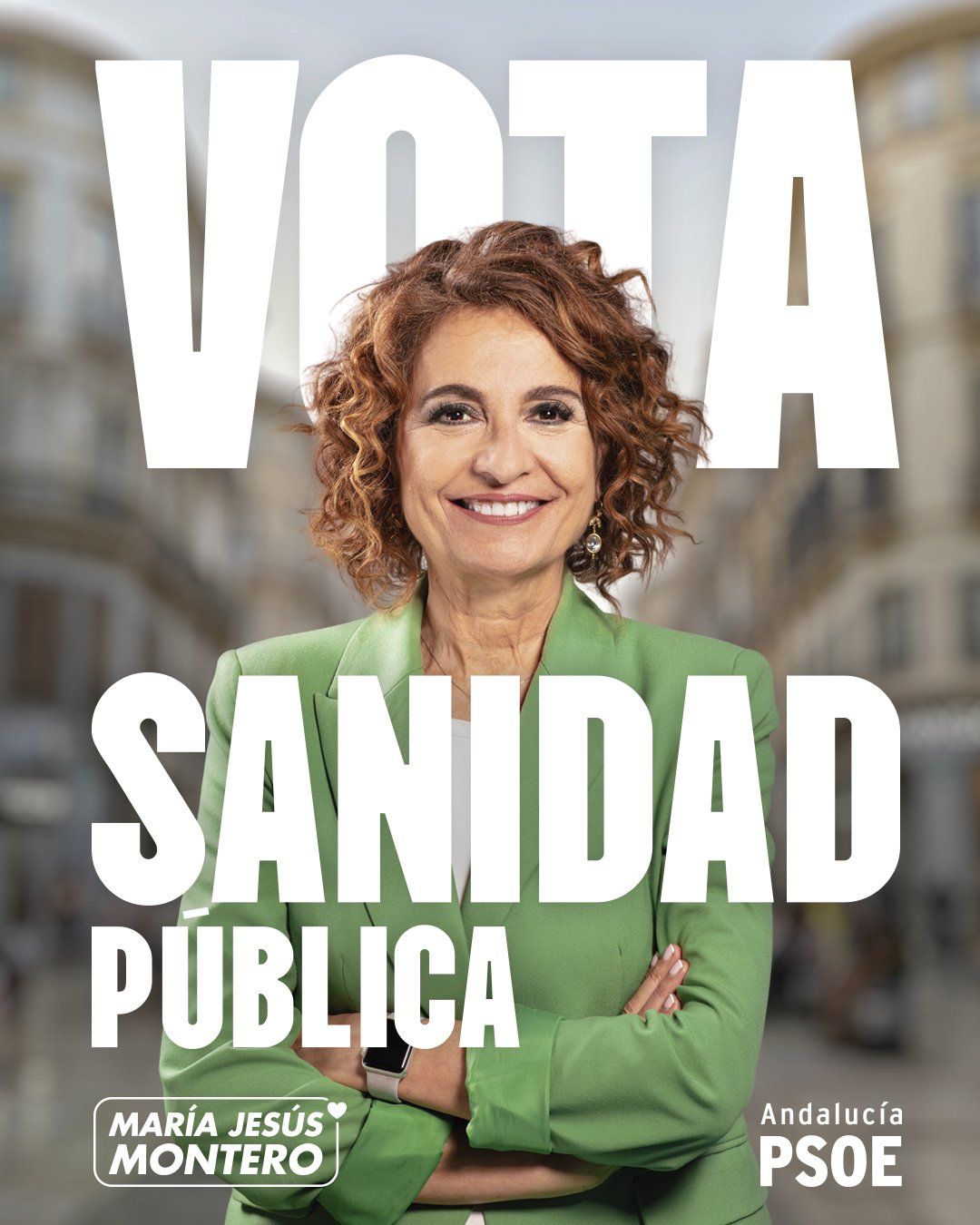 Cartel del PSOE de Andalucía para el 17M.