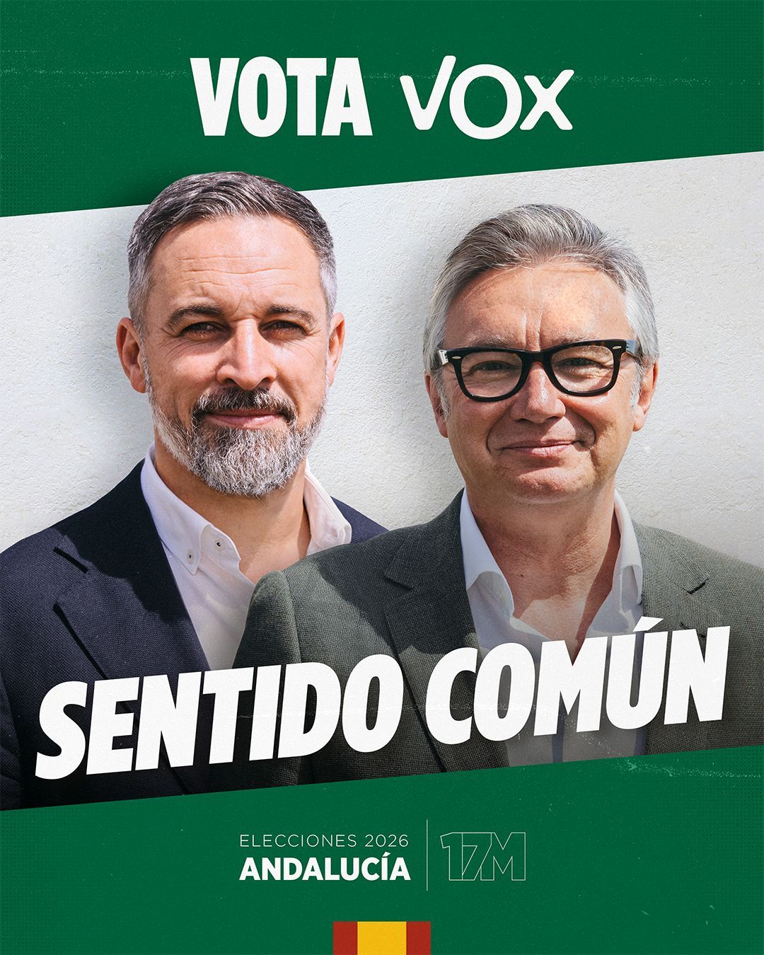 Cartel electoral de Vox para el 17M