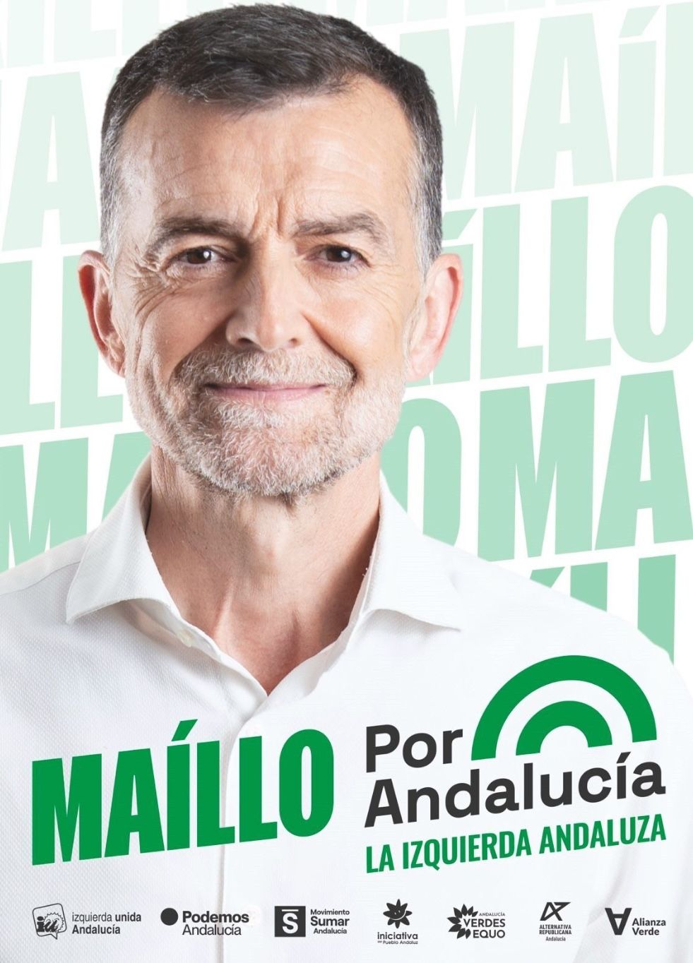 Cartel de Por Andalucía para el 17M