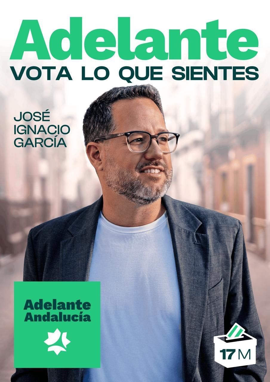 Cartel de Adelante Andalucía para el 17M.