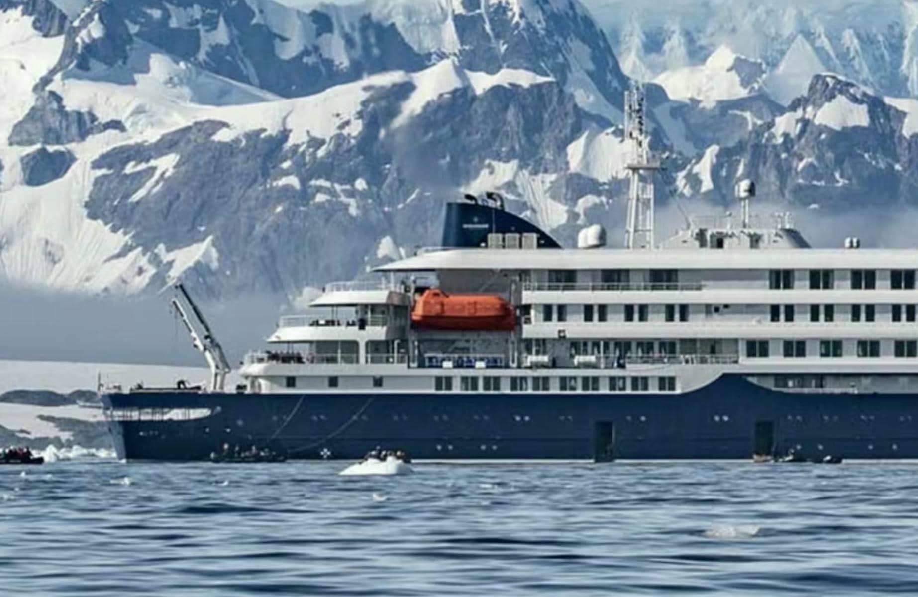 El crucero MV Hondius, donde hay un brote de hantavirus.