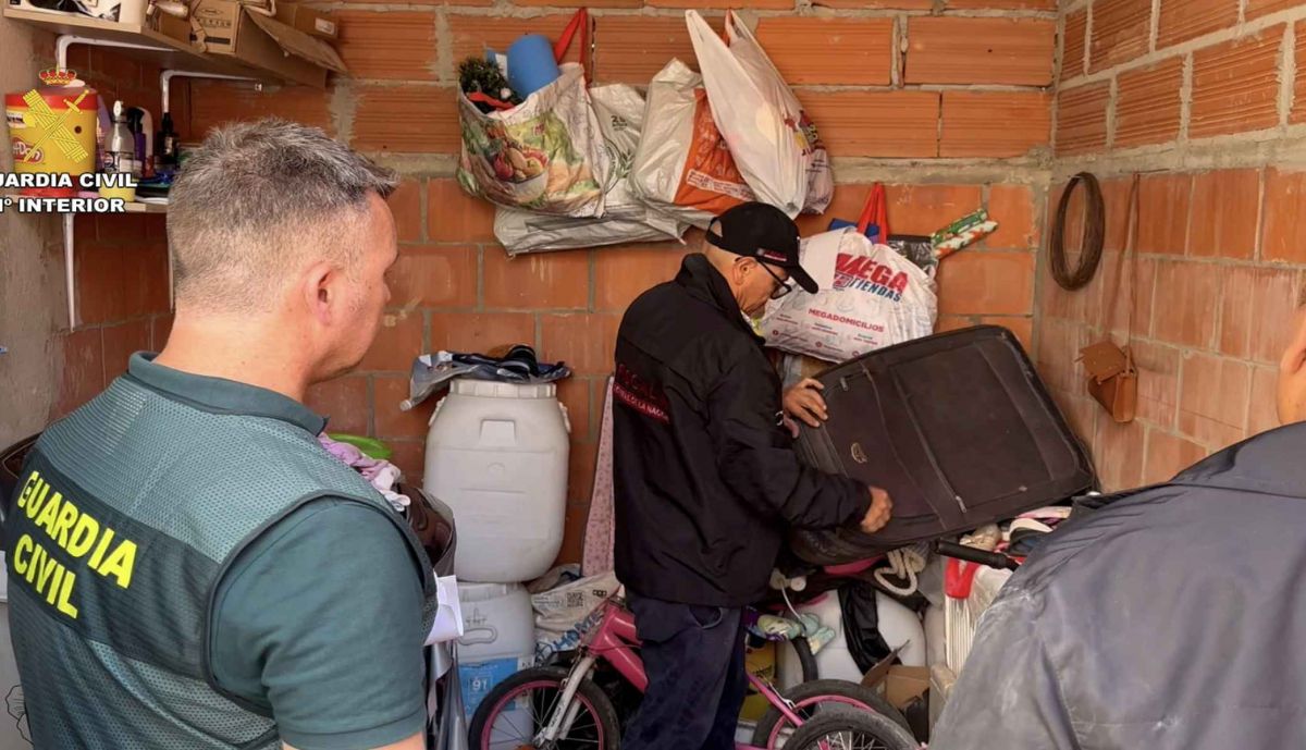 Labores de investigación de la Guardia Civil en Colombia.