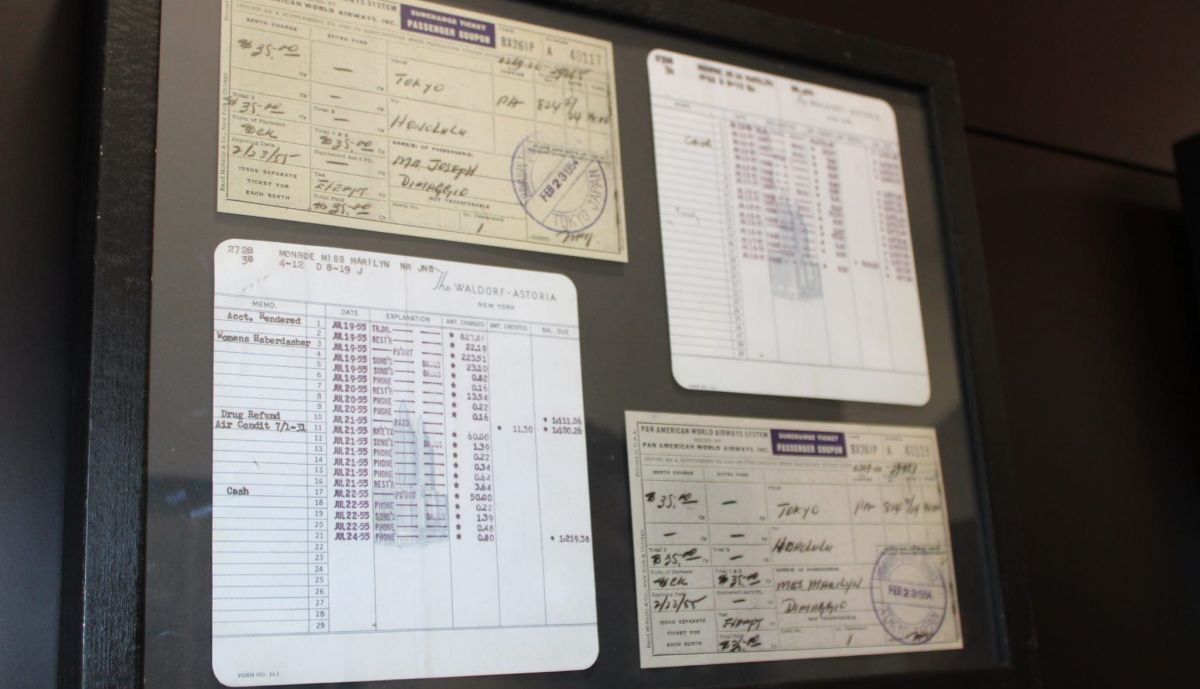 Detalle de los documentos que forman la exposición.