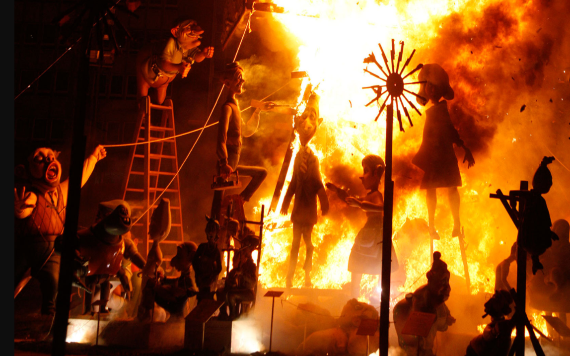 Las Fallas de Valencia, en una imagen de archivo
