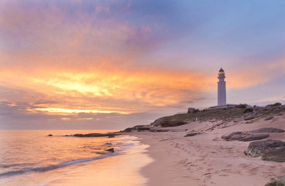 El Faro de Trafalgar, en cuya zona hubo un tsunami que afectó a la costa de Cádiz hace unos siglos.