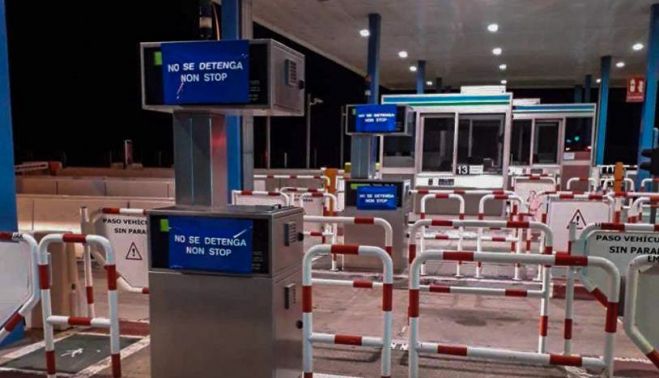 Peaje fuera de servicio desde este pasado martes. FOTO: CEDIDA