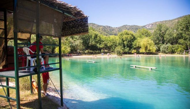 Imagen de 'la Playita' de Zahara de la sierra.