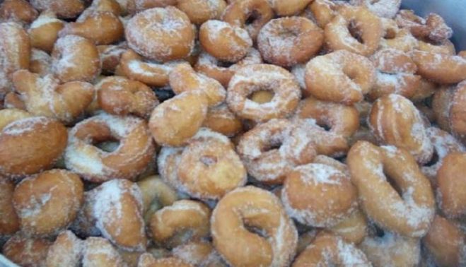 Rosquillas de azúcar. Rosquillas de azúcar.
