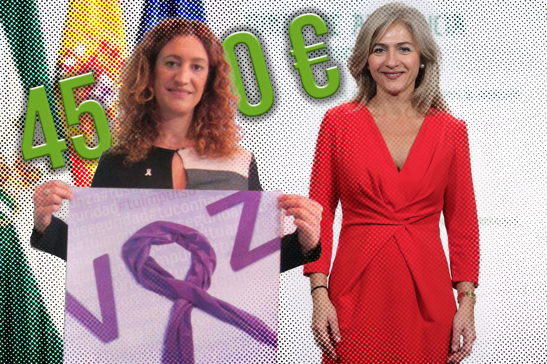 María de los Ángeles Carrasco (i) y la consejera Patricia del Pozo, en imágenes de archivo.