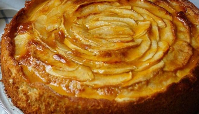 Tarta de manzana.